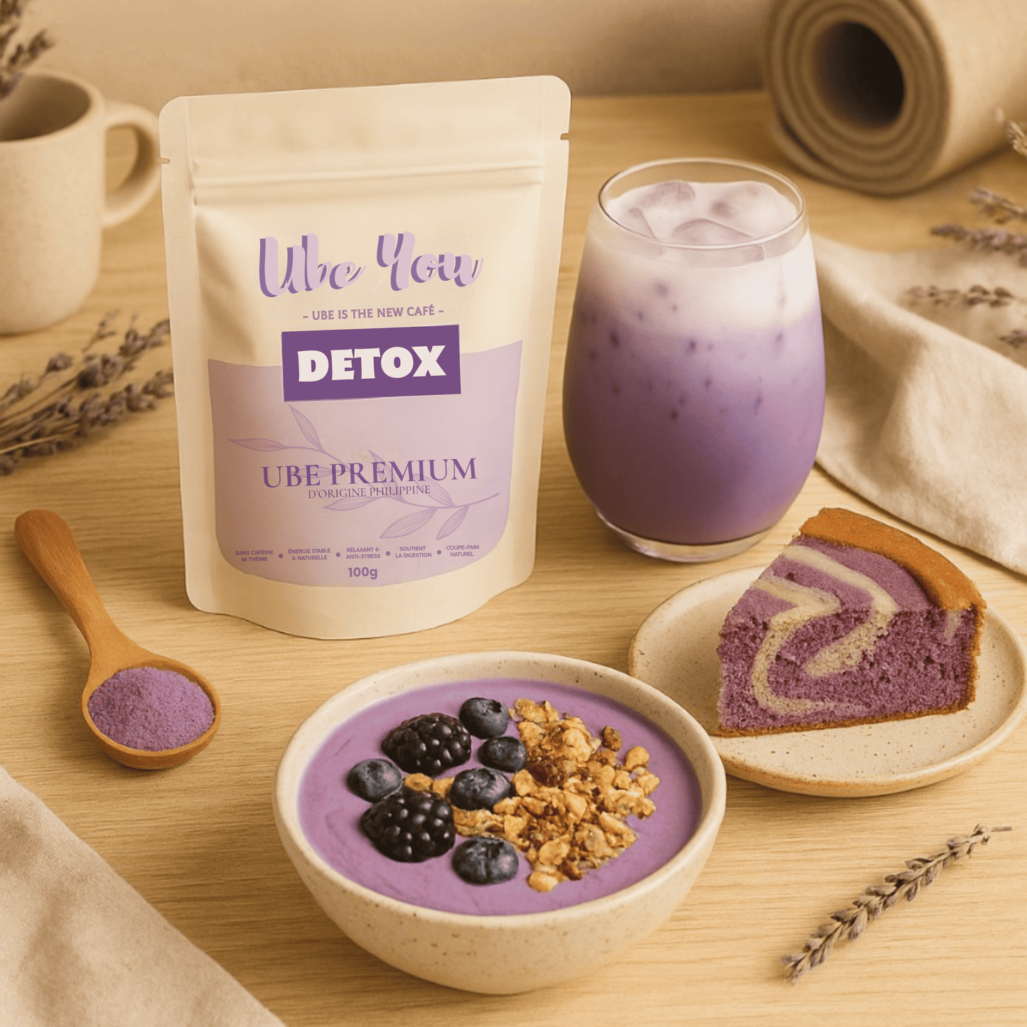 Poudre d'Ube Detox