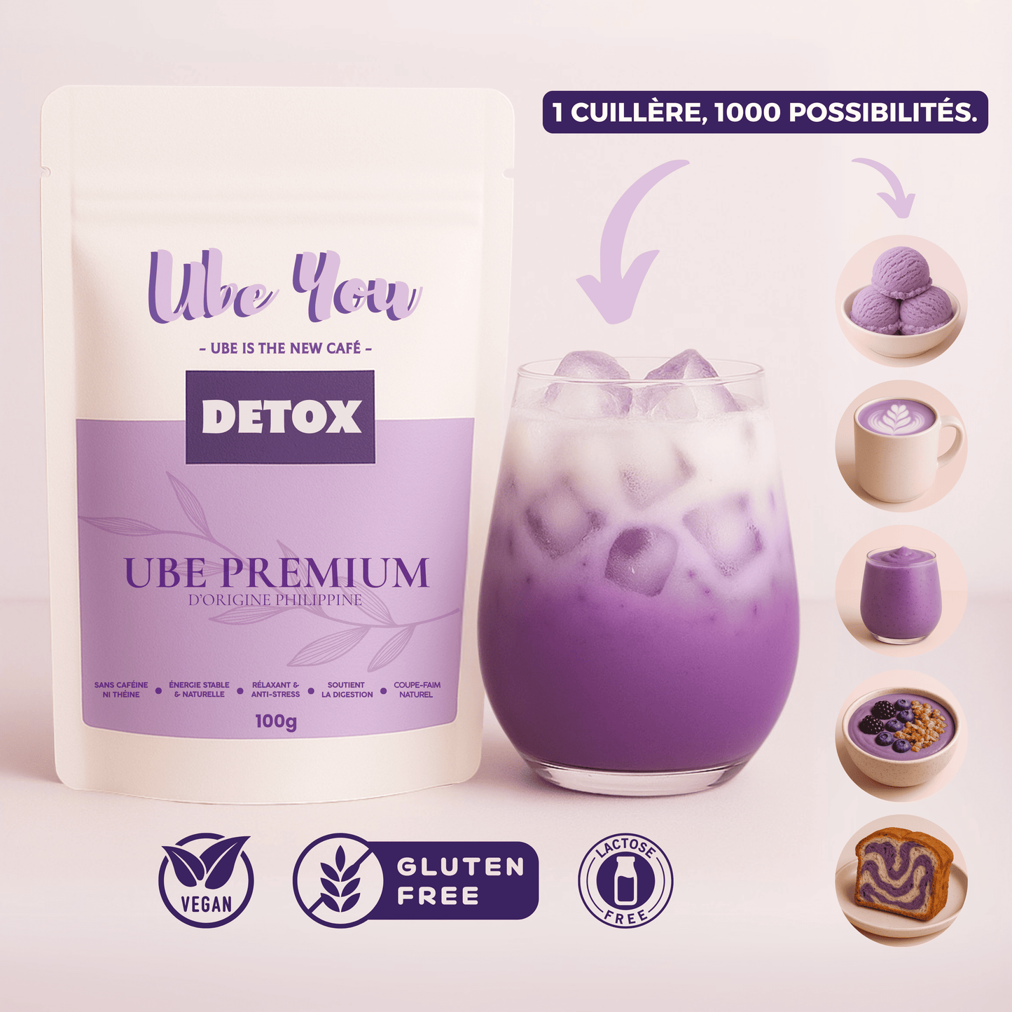 Poudre d'Ube Detox